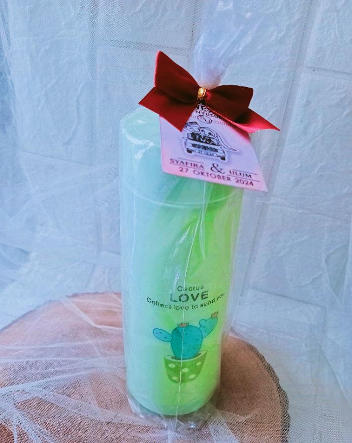Souvenir Botol Kaktus 500ml minim 100 pcs