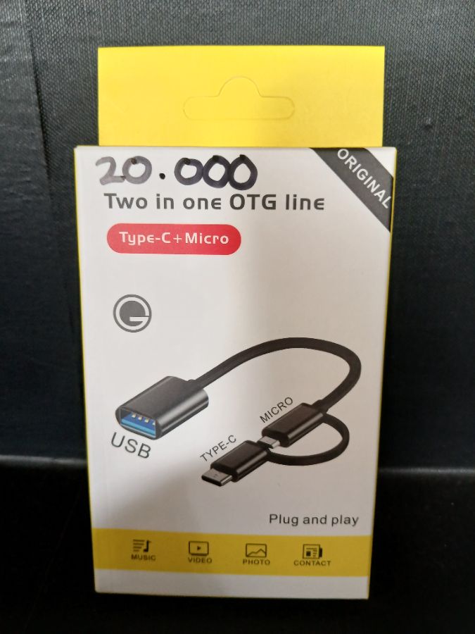 Kabel OTG Type C + Micro