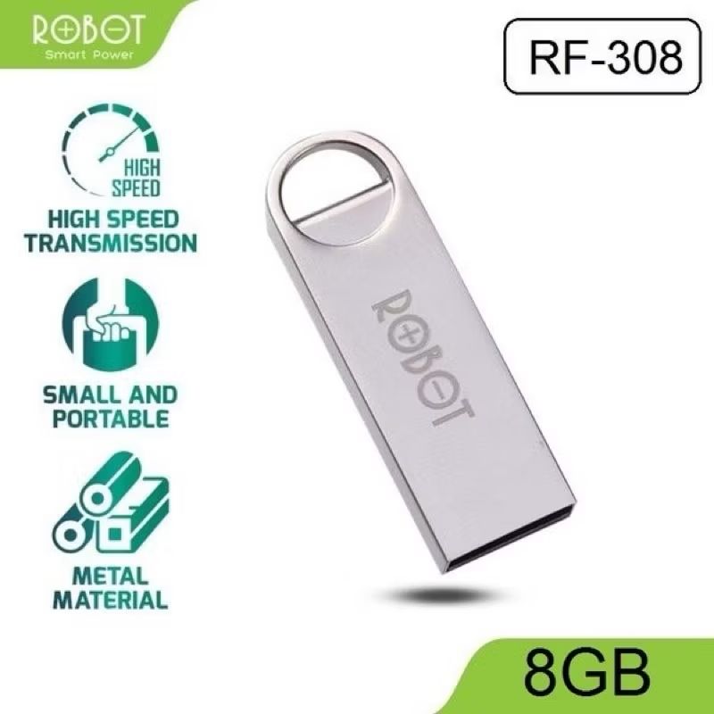 Flashdisk ROBOT 8GB METAL