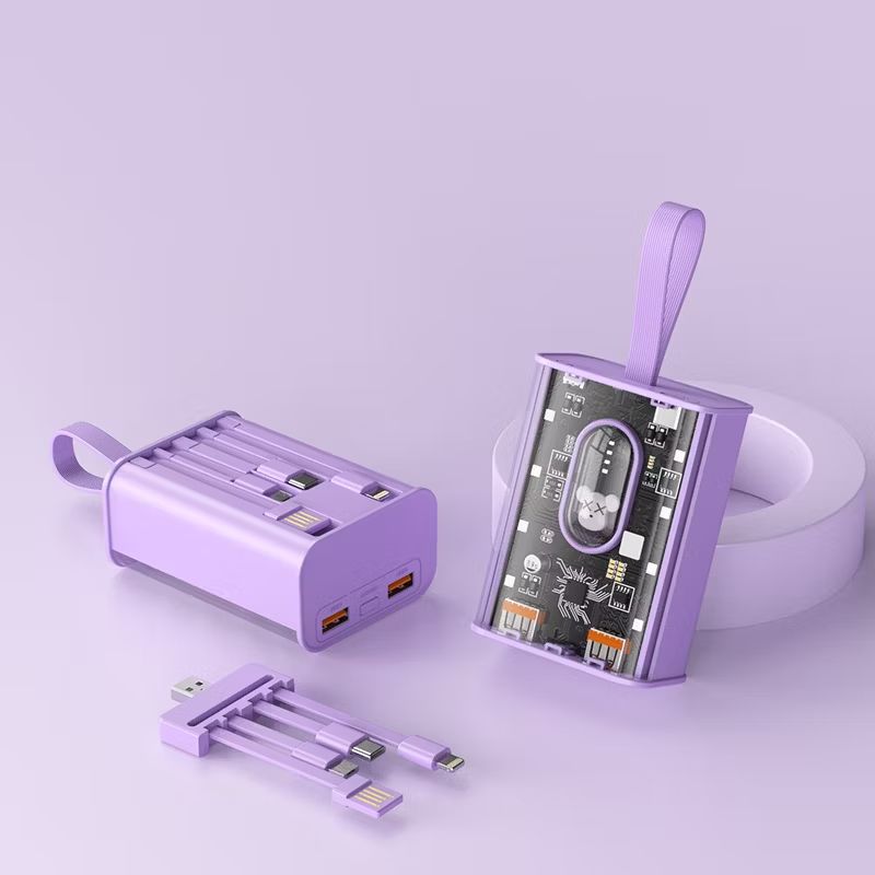Power Bank LENTIVEN  20.000mAh Transparan