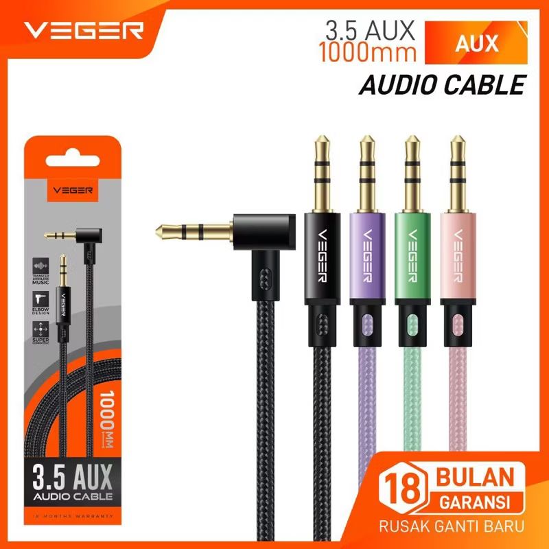 Kabel AUX VEGER Jack 3.5mm