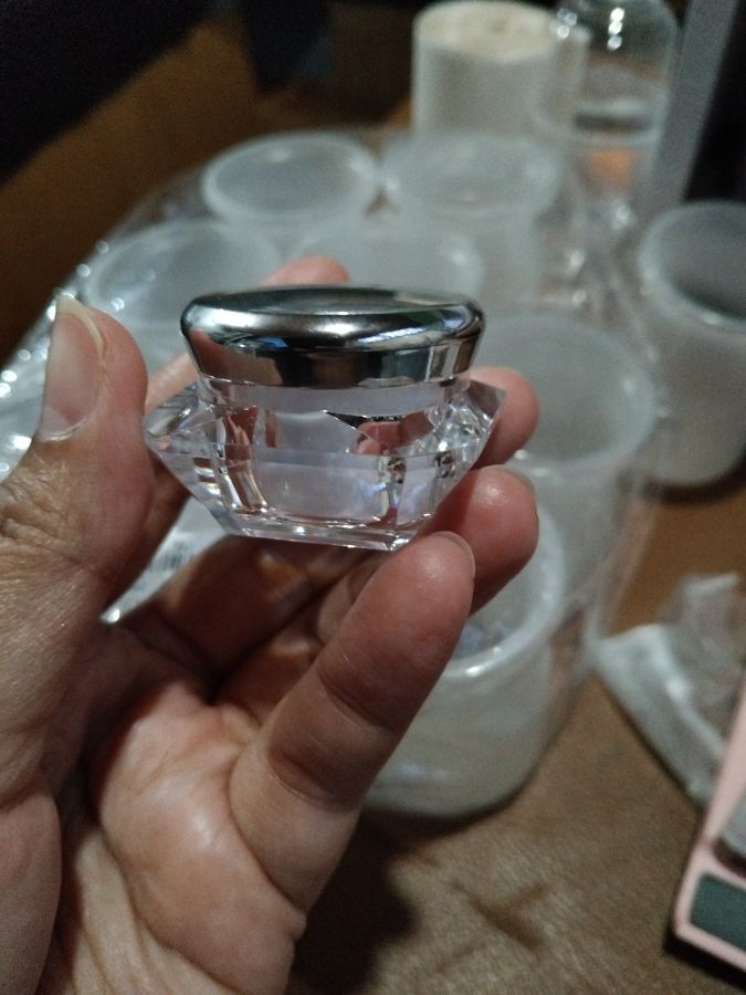 Pot cream diamond 10gr SILVER