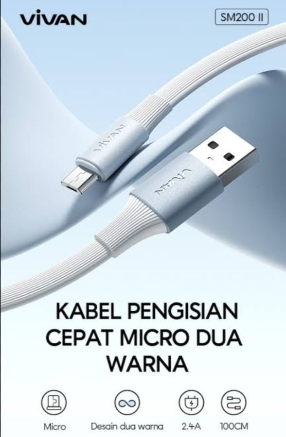 KABEL DATA MICRO VIVAN 2 METER SM200 II
