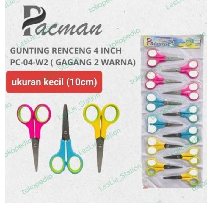 GUNTING WARNA WARNI PACMAN