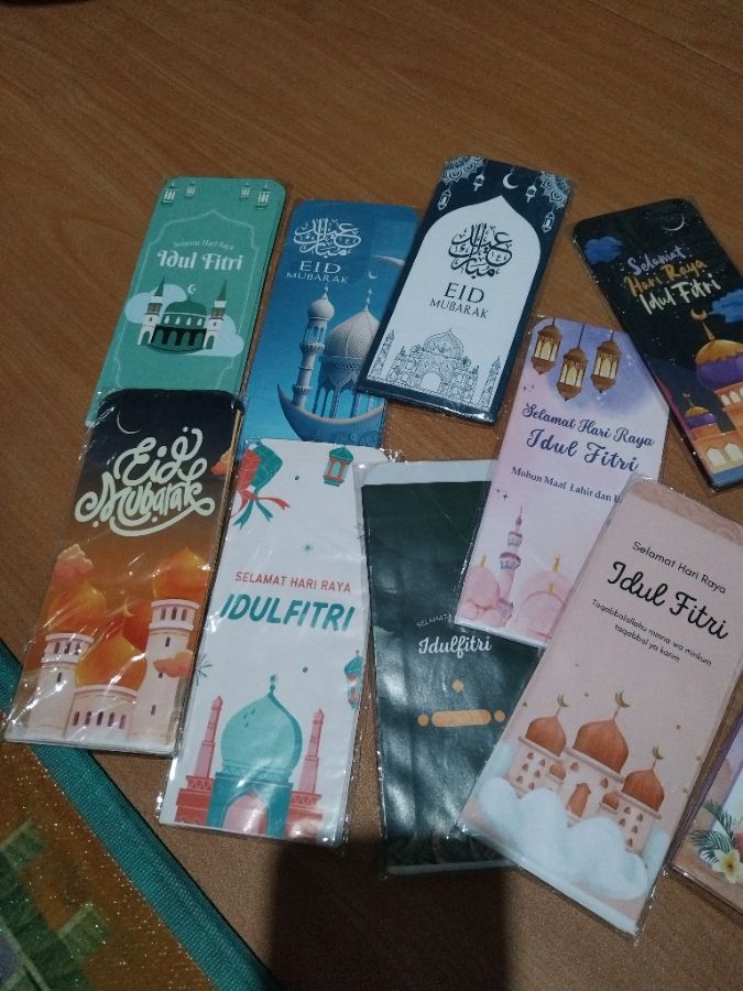 Amplop lebaran panjang @10lbr