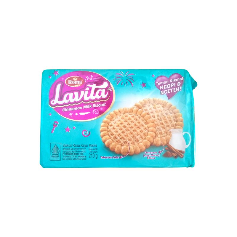 Roma Lavita Cinnamon Milk Biscuit 210gr
