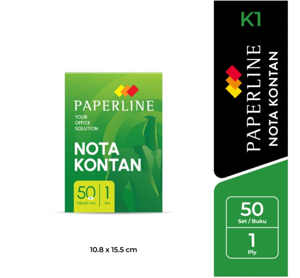 BUKU NOTA KONTAN PAPERLINE 1 PLY 