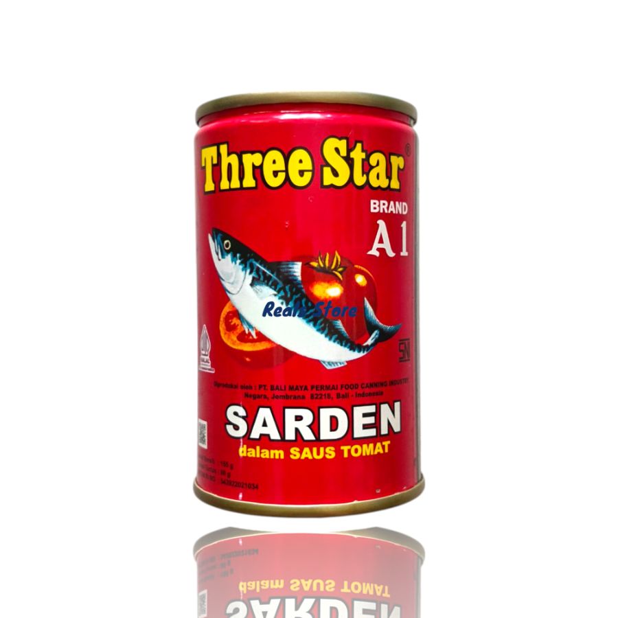 Three Star Sarden Saus Tomat 80gr