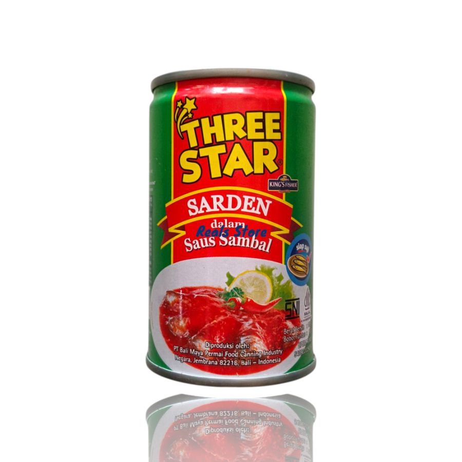Three Star Sarden Saus Sambal 80gr
