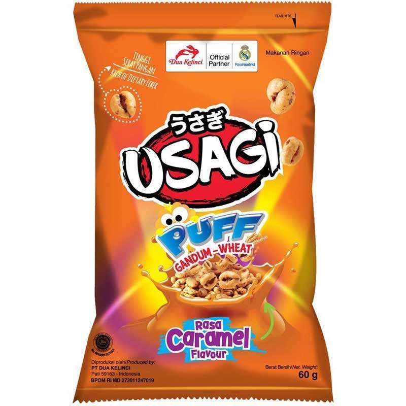 Usagi Puff Gandum Wheat Caramel 