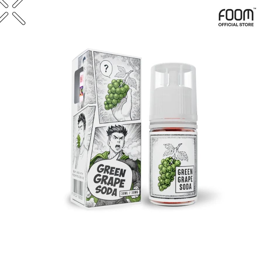 FOOM GREEN GRAPE SODA 30mg 30ml
