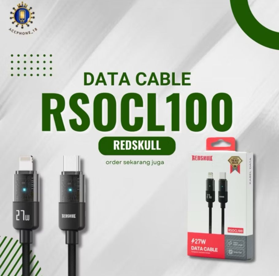 KABEL DATA  REDSKUIL C TO LIGHTNING RSOCL100