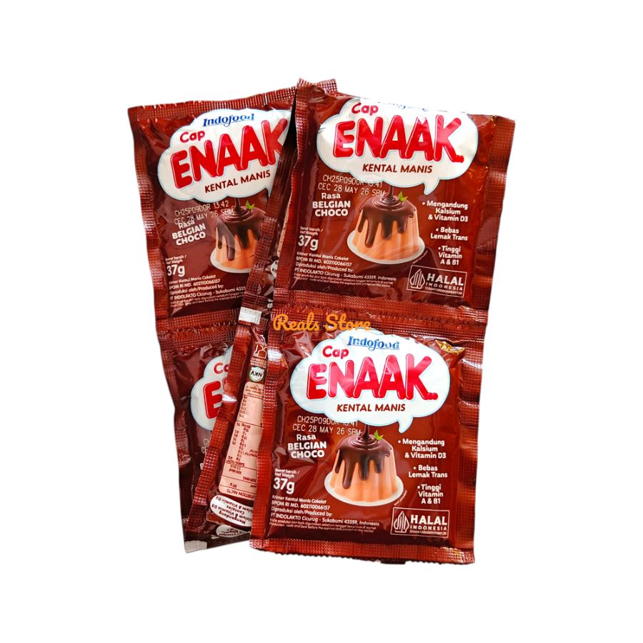 Enaak Kental Manis Rasa Belgian Choco 37gr
