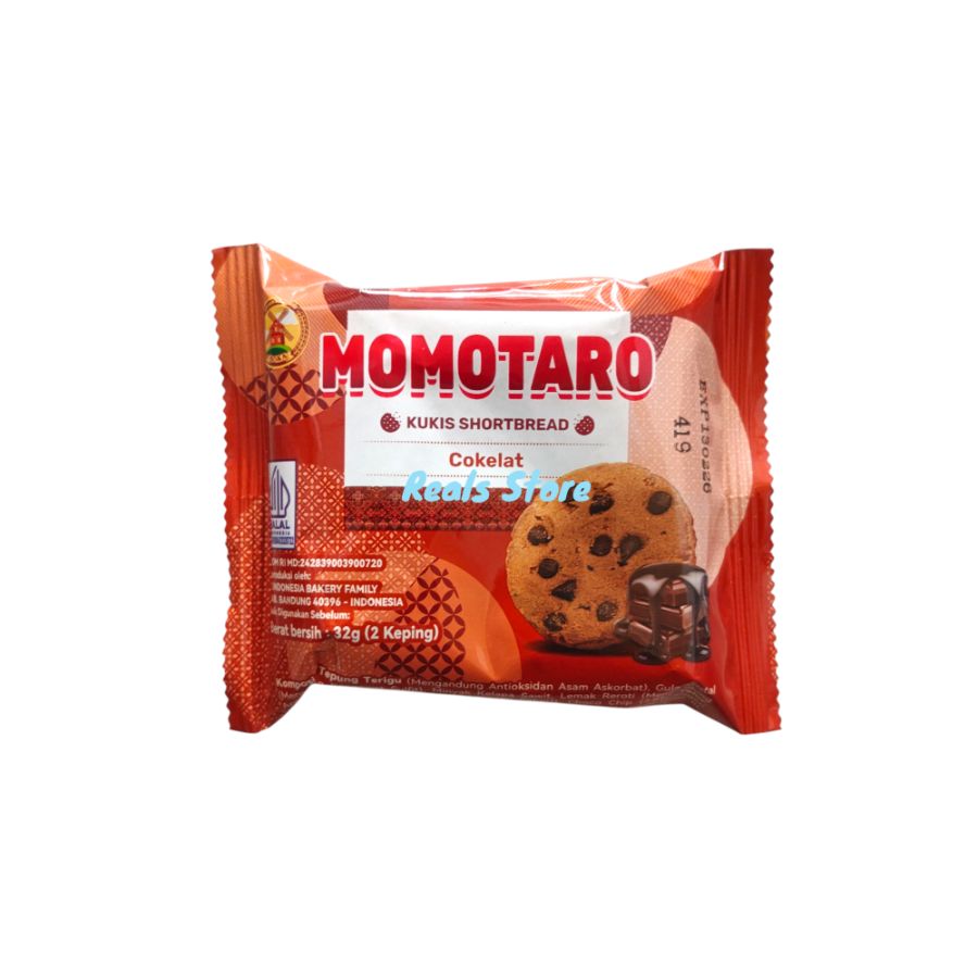 Momotaro Kukis Shortbread Cokelat 32gr