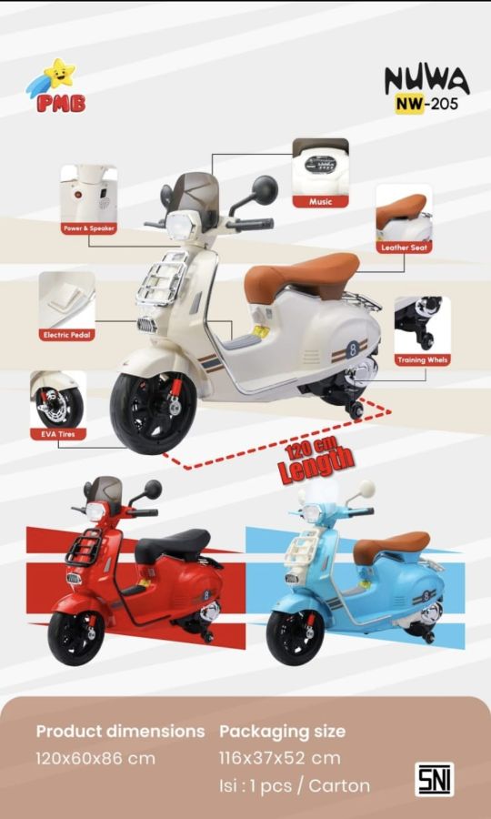 New Vespa Ban Karet C NW 205 Ban Karet
