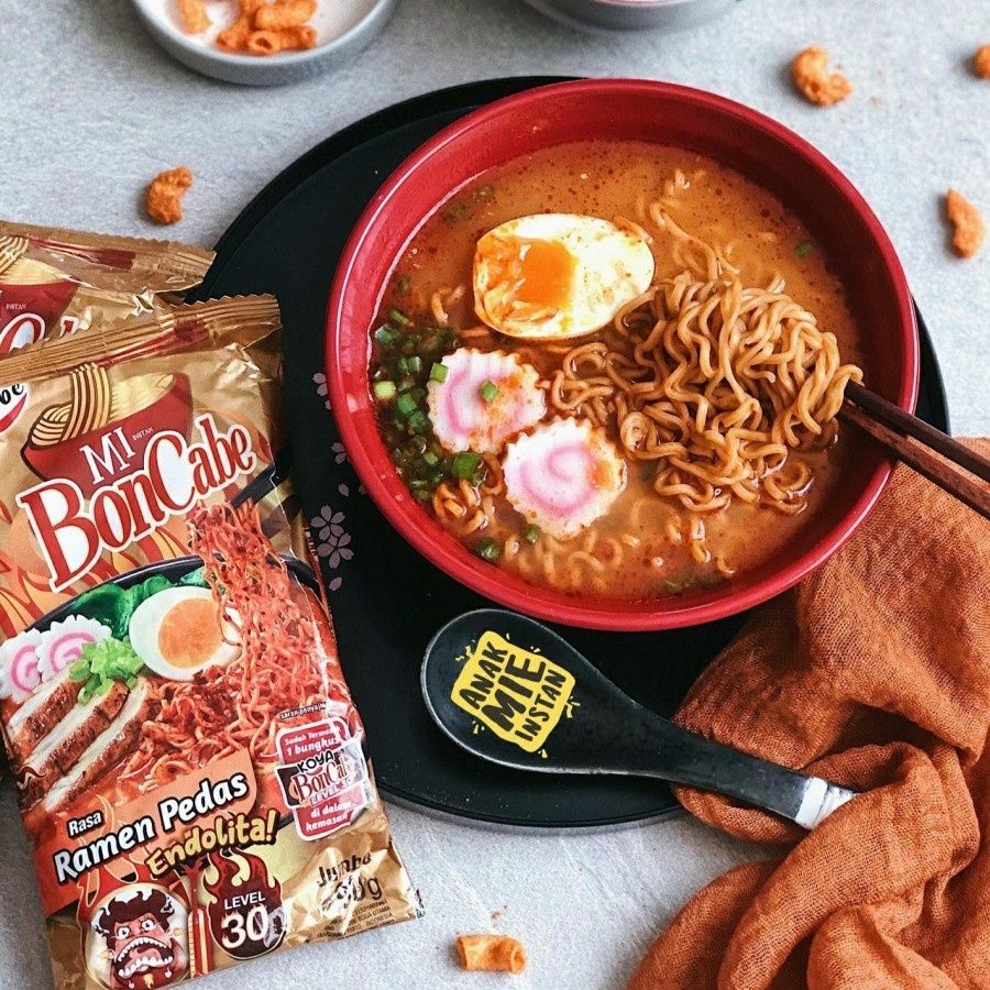 Mie Kuah Ramen Pedas Boncabe