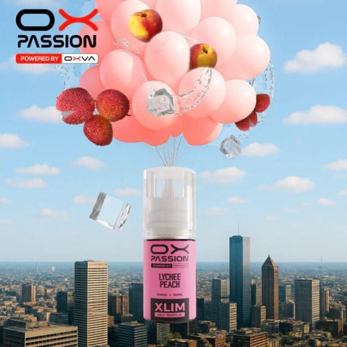 OX Passion Lychee Peach Salt 30ml 30mg