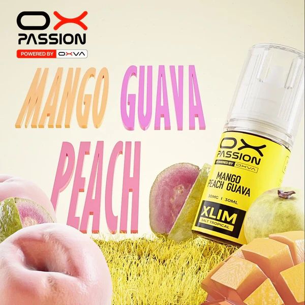 OX Passion Mango Peach Guava Salt 30ml 30mg