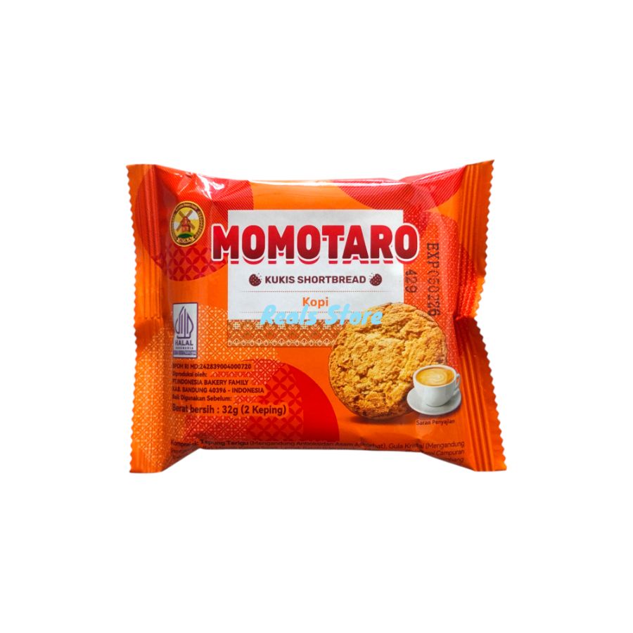 Momotaro Kukis Shortbread Kopi 32gr