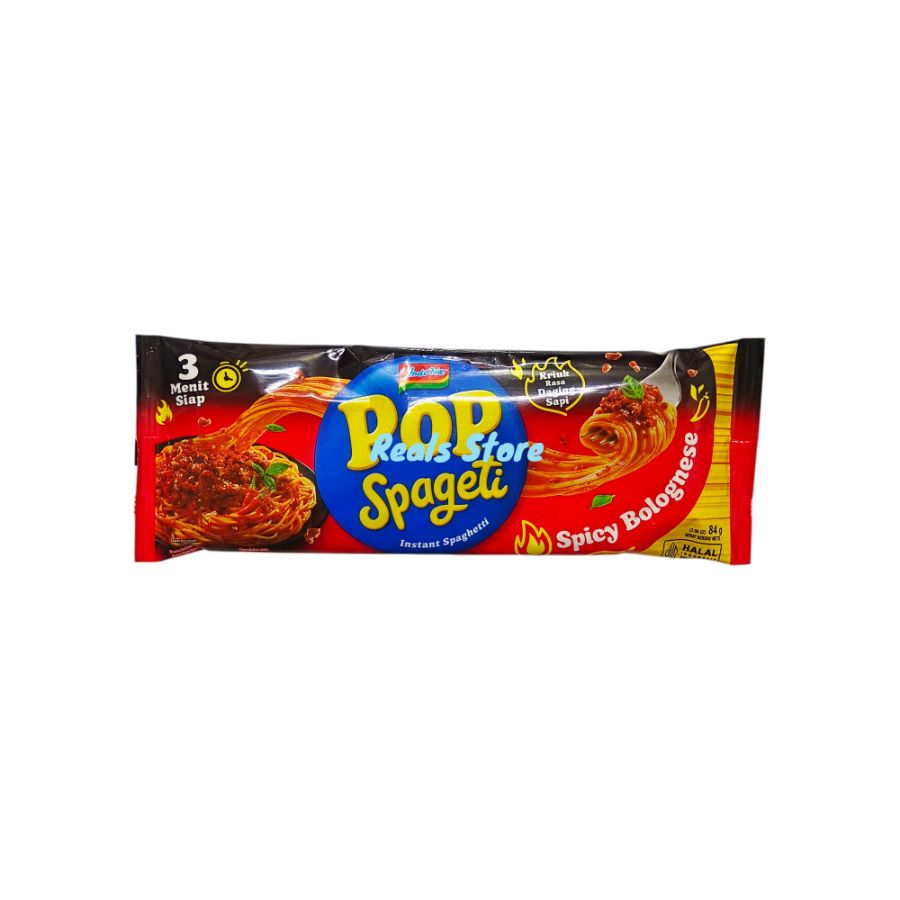 Indomie Pop Spageti Spicy Bolognese 84gr