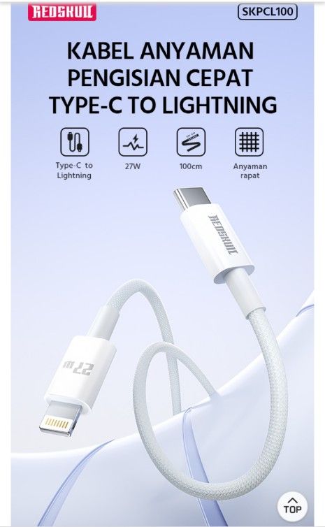 KABEL DATA REDSKUIL C TO LIGHTNING SKPCL100