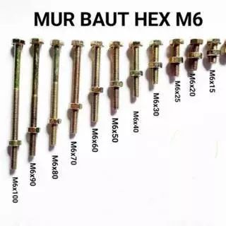 Baut Mur Kuning 