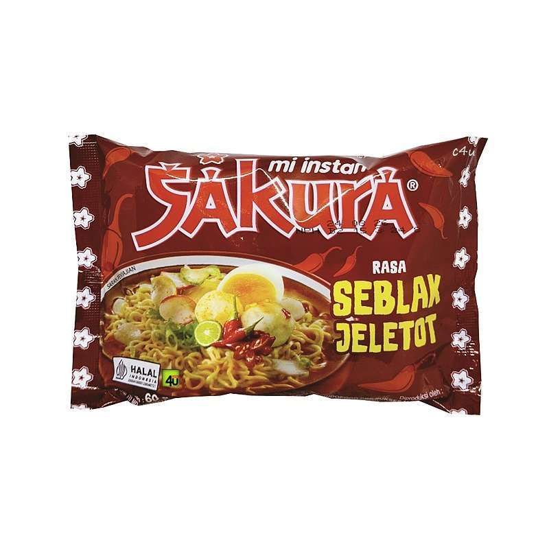 Sakura Mie Kuah Seblak Jeletot 60gr