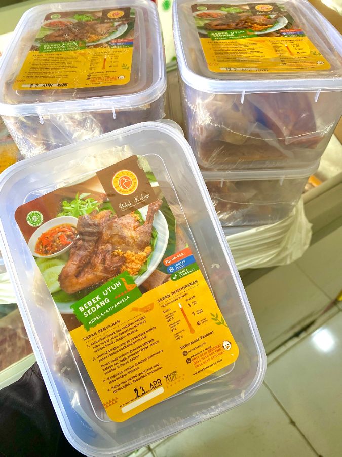 Bebek Kaleyo Utuh Sedang