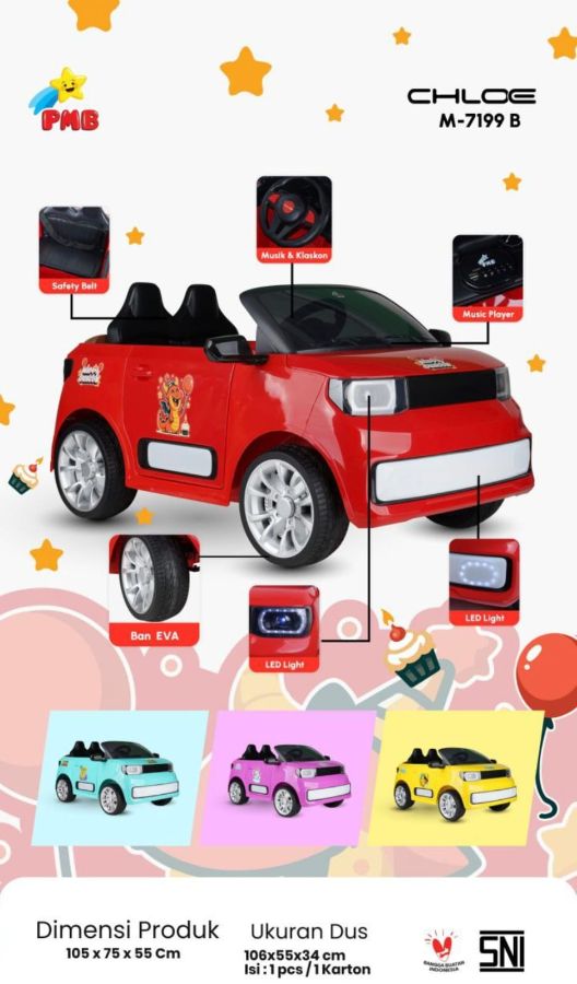 Mobil aki Chloe Ban karet CM7199B
