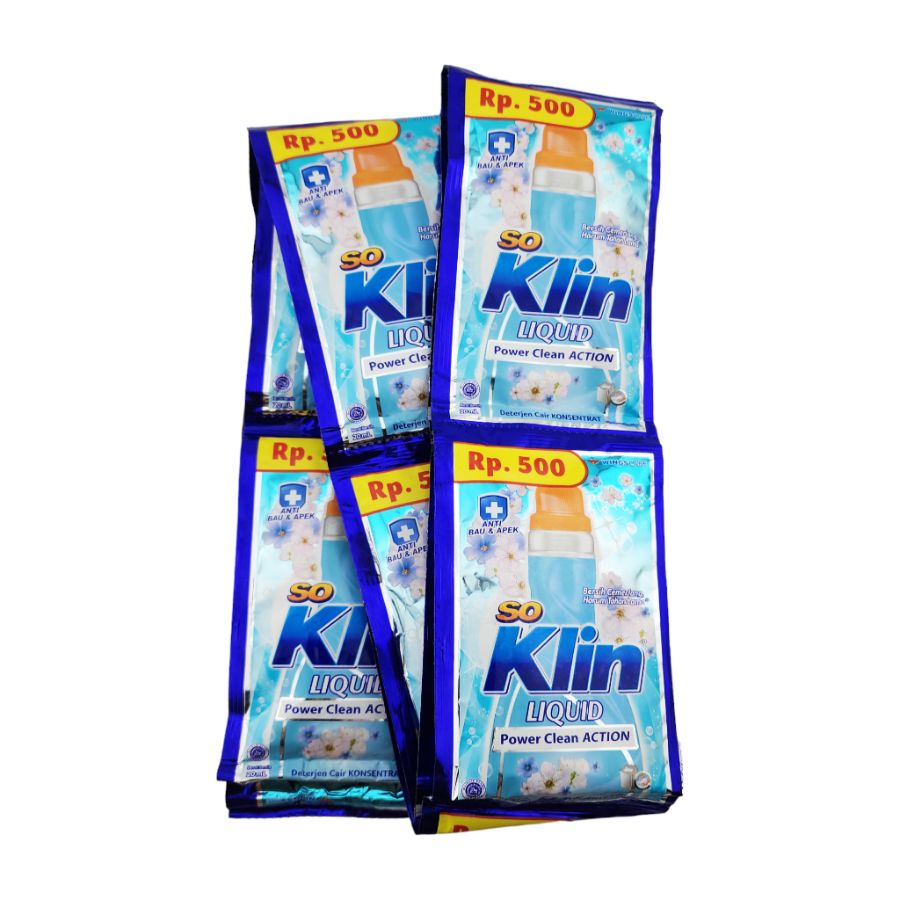 Soklin Liquid Detergen+ Softener 22gr