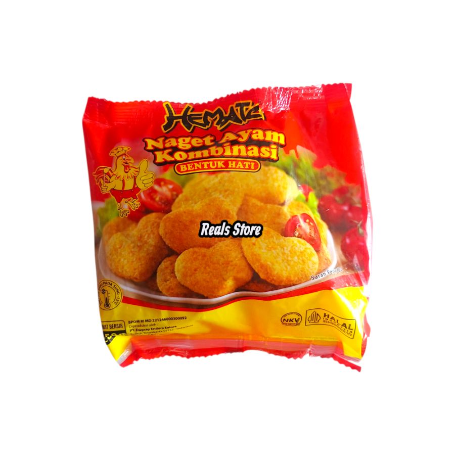 Hemato Naget Ayam Kombinasi Bentuk Hati 250gr