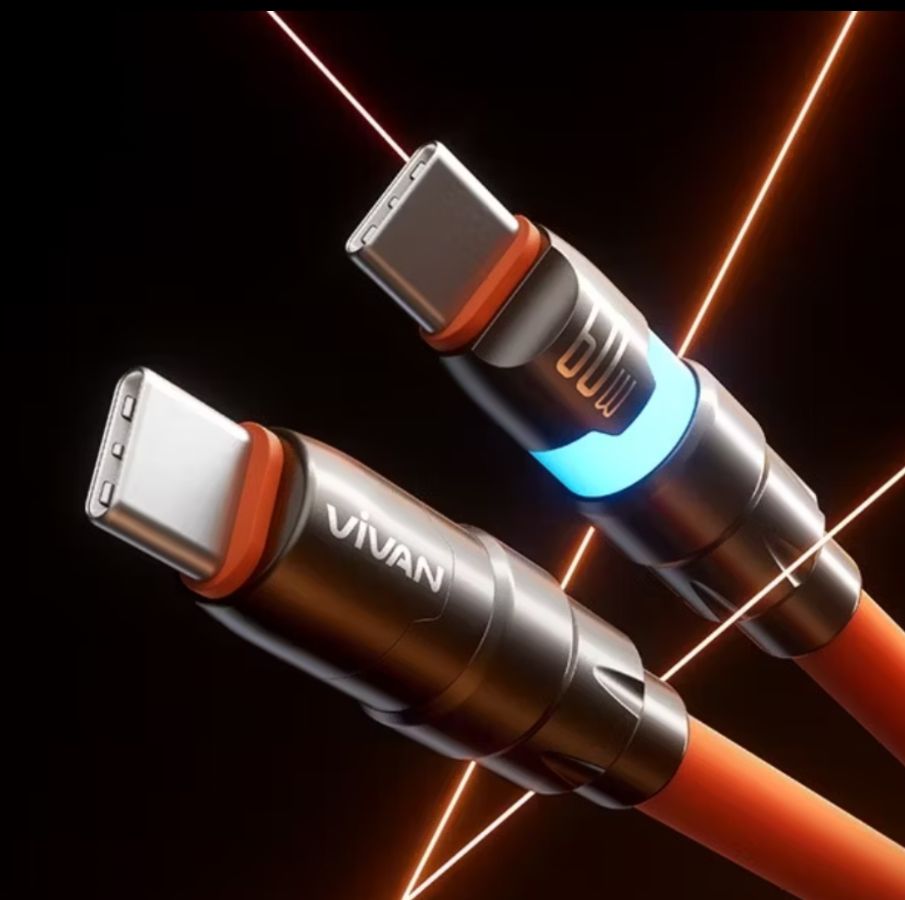 KABEL DATA TYPE C TO C VIVAN VECC100