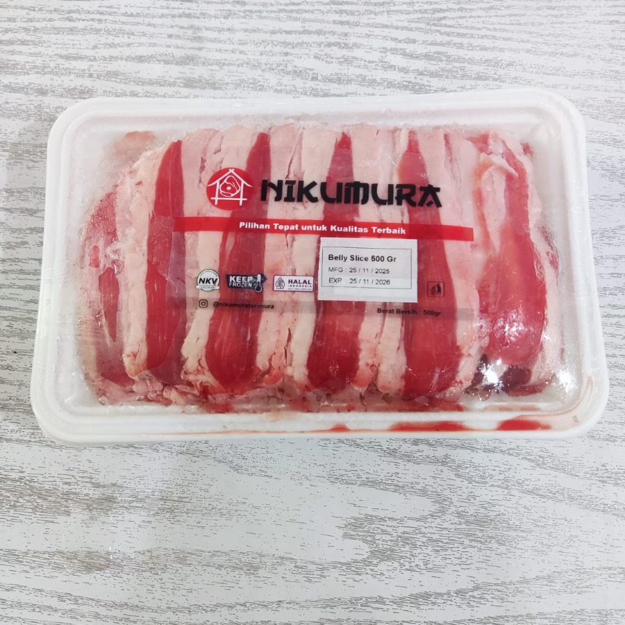 Beef Belly Reguler Nikimura 500g 