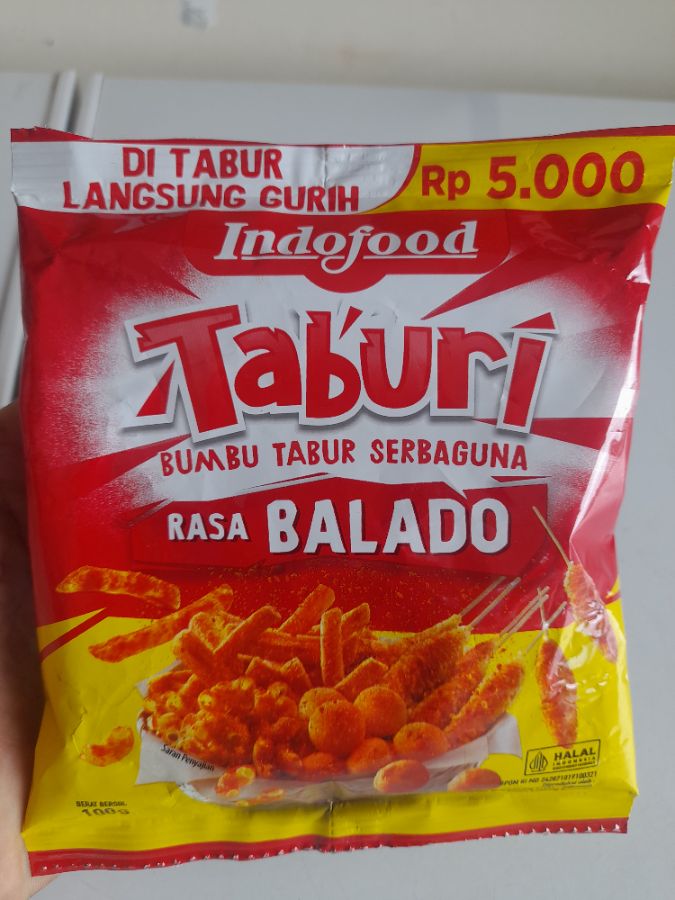 Taburi Bumbu Balado 100Gr