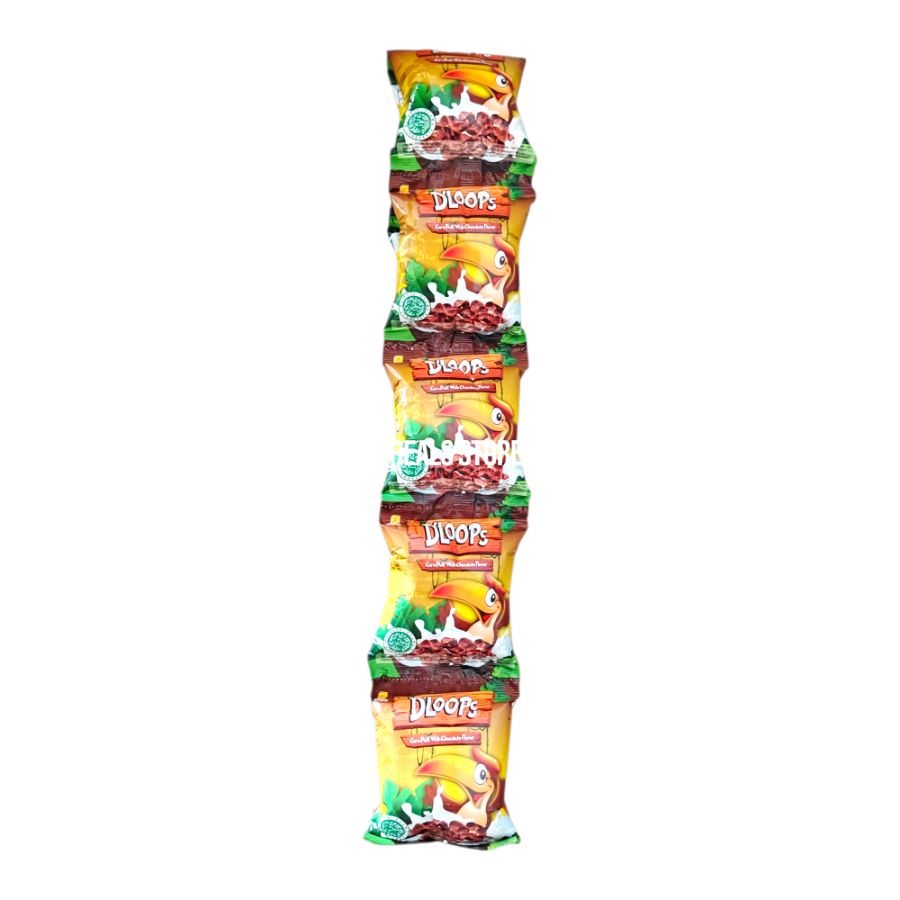 Dloops Corn Puff Chocolate 9gr