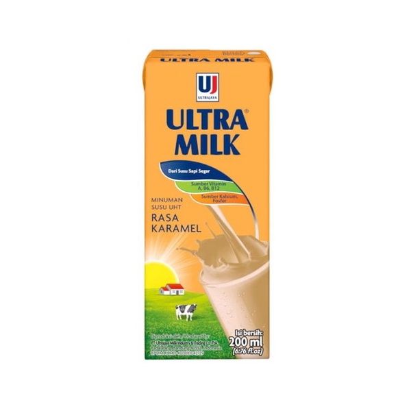 Ultra Milk Rasa Karamel 200ml