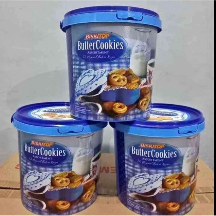 BISKITOP BUTTER COOKIES 1 DUS ISI 6biji