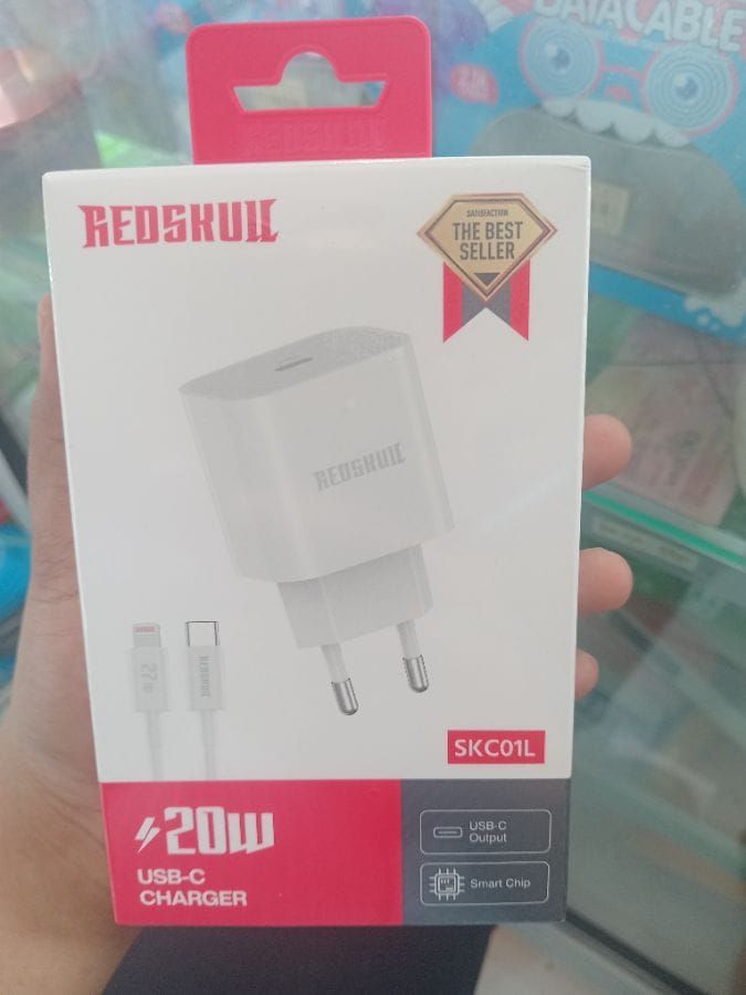 CHARGER FULLSET REDSKUIL C TO LIGHTNING SKC01L
