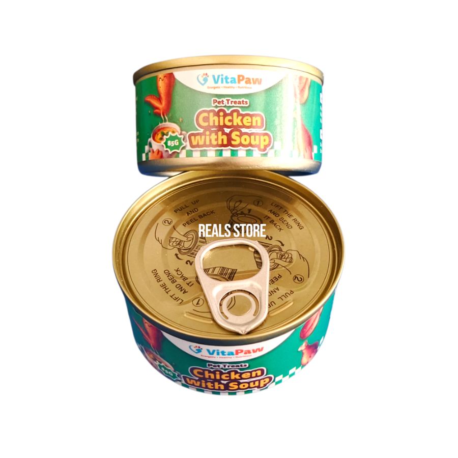 VitaPaw Pet Treats Chicken With Soup 85gr