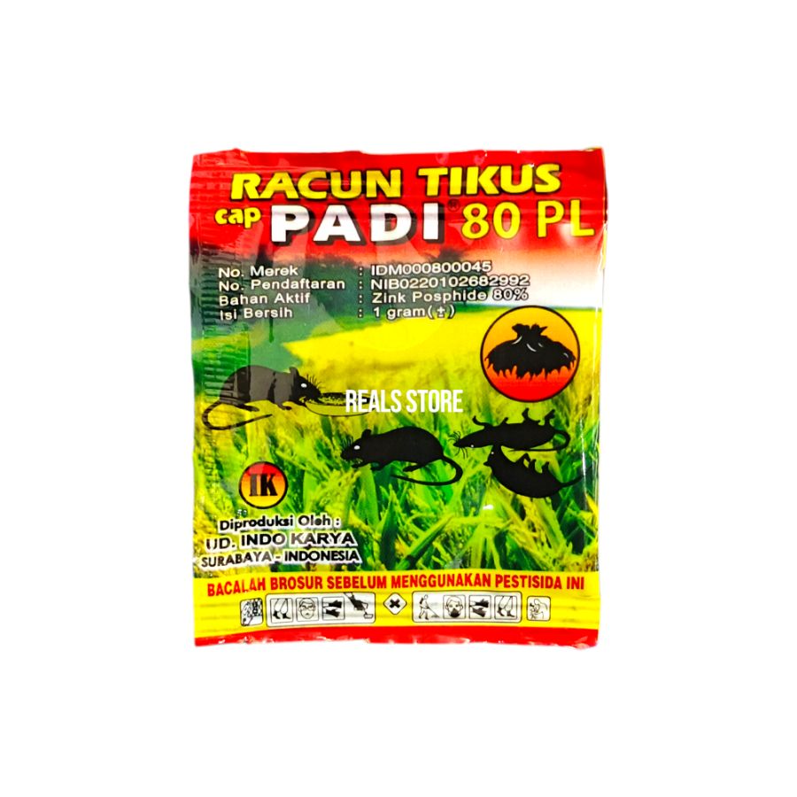 Racun Tikus Cap Padi 80pl