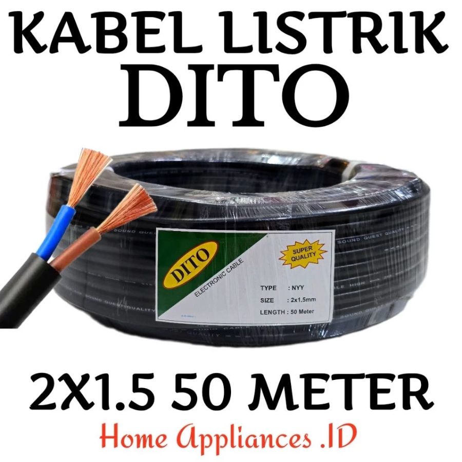 Kabel Listrik Serabut 2X1.5