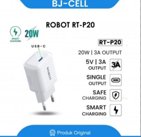 KEPALA CHARGER ROBOT TYPE C RT-P20