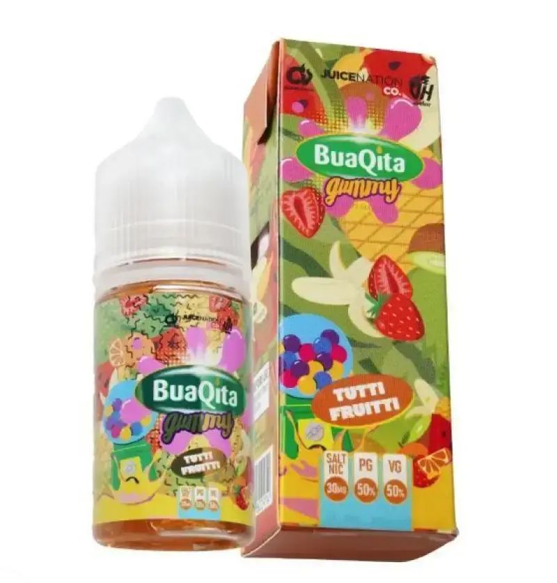 Buaqita Gummy Tutifruitti 30ml 30mg