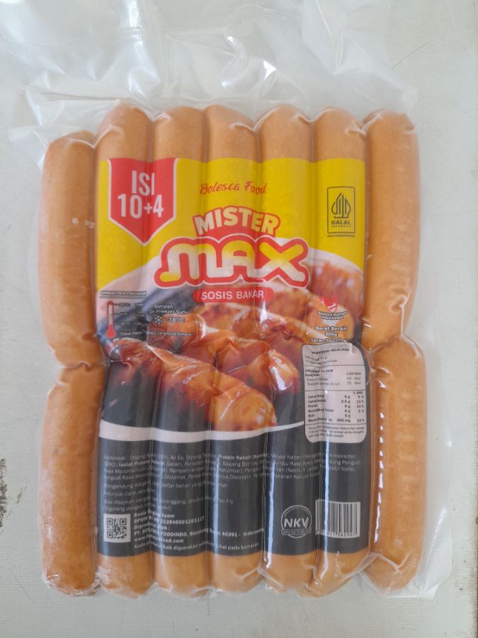 Mister Max Sosis Bakar mini 14pc