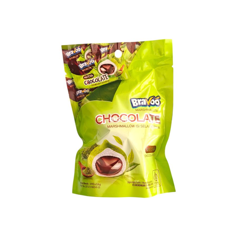 Bravoo Marshmallow Chocolate Matcha 3.6gr