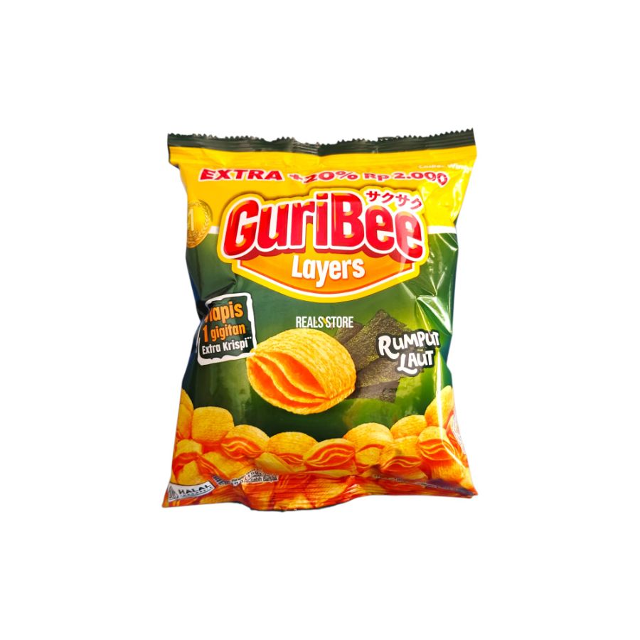 Guribee Layers Rumput Laut 18gr