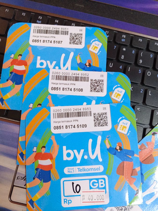 KARTU PERDANA BYU 10GB