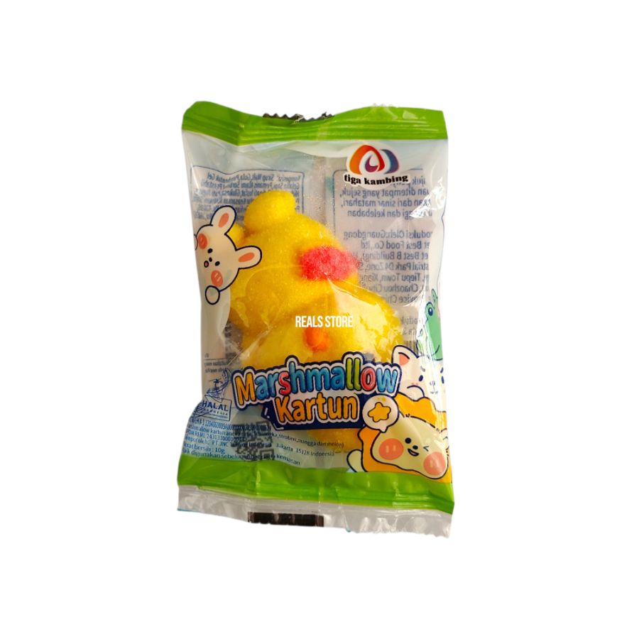 Tiga Kambing Marshmallow Kartun 