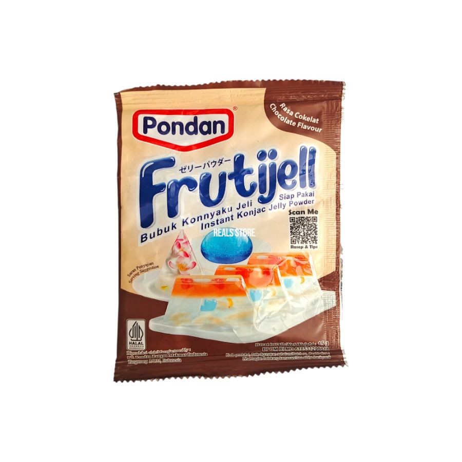 Pondan Fruitijell Rasa Cokelat 15gr
