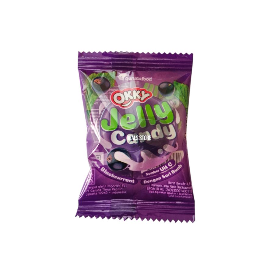 Okky Jelly Candy Rasa Blackcurrant 